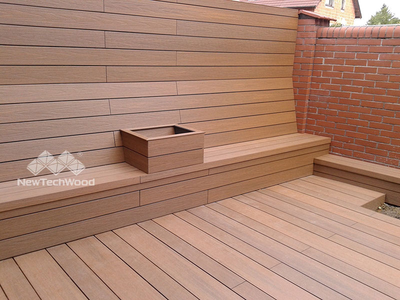 Usos creativos de las tarimas de exterior Newtechwood, Parquets CruzGal