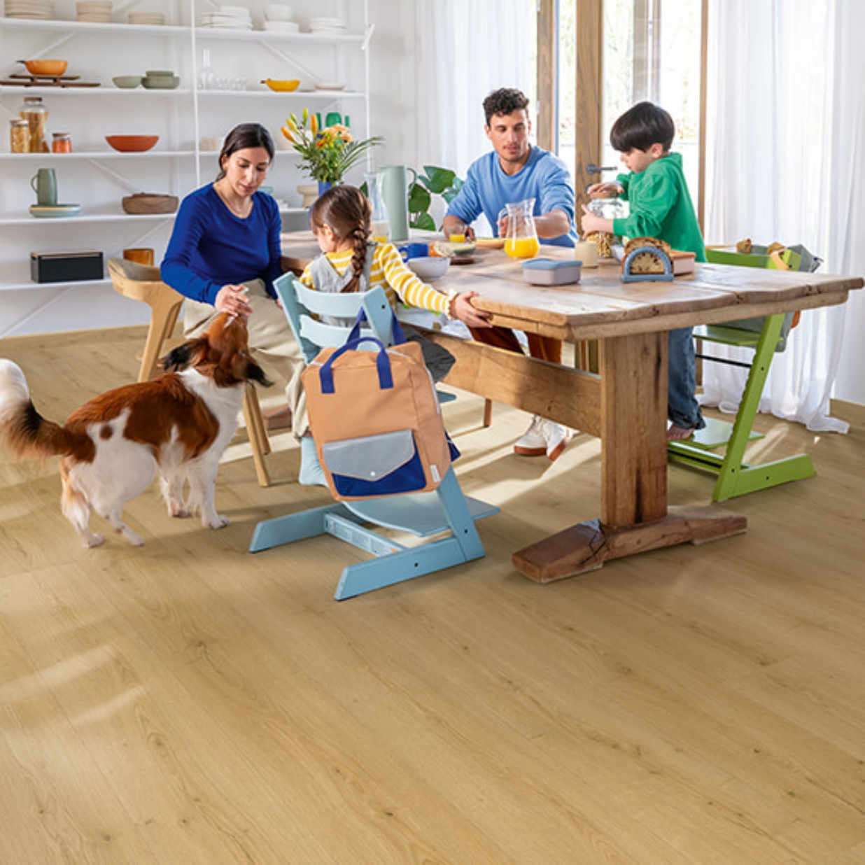 Suelo para comedor en Canarias